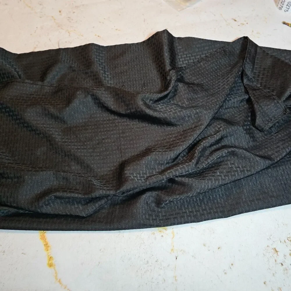 Mainstays Black Tablecloth 52x70 Rectangle Textured Vendor Event Table Cover